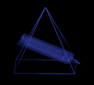 pyrimyd3.gif — blue wireframe pyramid with a giant pen, from the 1996 phish.com website